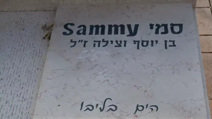 כתובות רוססו על מצבתו של סמי עופר כתובות רוססו על מצבתו של סמי עופר