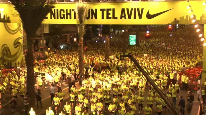 אלפים השתתפו במירוץ הלילה המסורתי של תל אביב