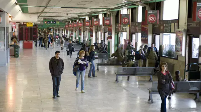 תחנה מרכזית בתל אביב ביום של השביתה הכללית , נובמבר 2011 תחנה מרכזית בתל אביב ביום של השביתה הכללית , נובמבר 2011
