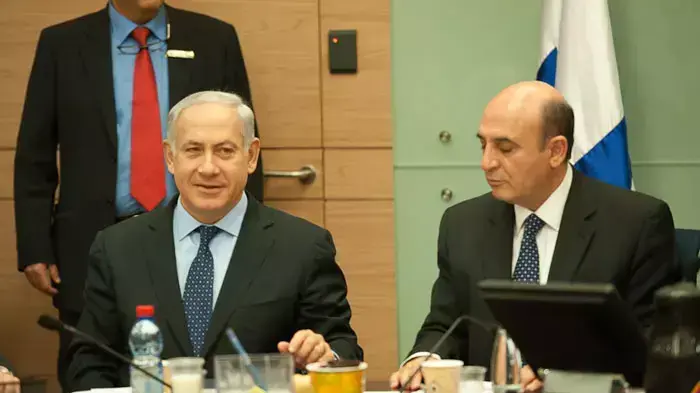 ראש הממשלה, בנימין נתניהו, בוועדת חוץ וביטחון בכנסת, נובמבר 2011