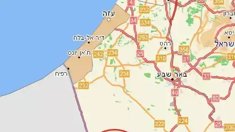 קדש ברנע, מפה קדש ברנע, מפה