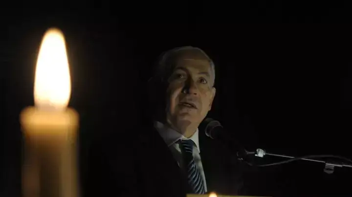 בנימין נתניהו בבית הכנסת הפורטוגזי בעיר אמסטרדם, הולנד בנימין נתניהו בבית הכנסת הפורטוגזי בעיר אמסטרדם, הולנד