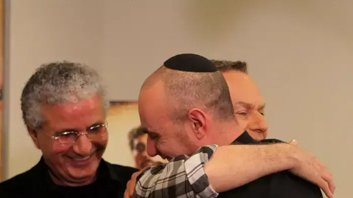 מסיבת עיתונאים של הסרט " הערת שוליים" על כניסתו לאוסקר, ינואר 2012