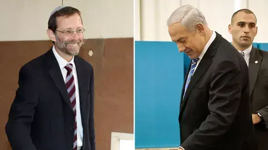 אילוסטרציה, נתניהו ופייגלין מצביעים בבוקר הפריימריז 2012 אילוסטרציה, נתניהו ופייגלין מצביעים בבוקר הפריימריז 2012