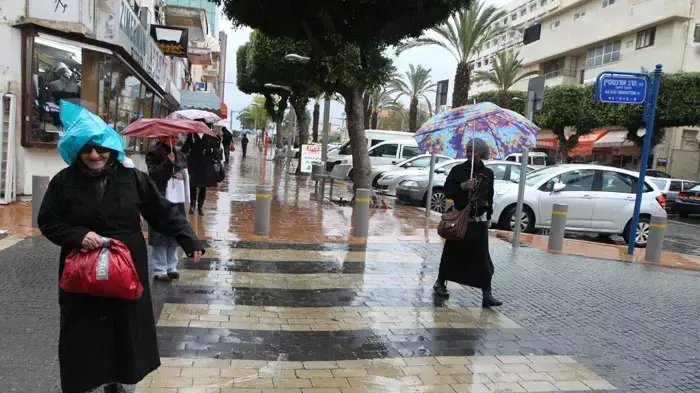 גשם בחדרה, ינואר 2012 גשם בחדרה, ינואר 2012