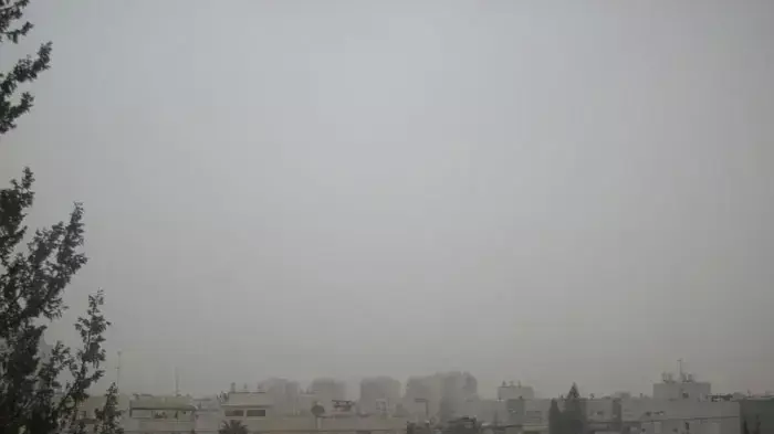 אובך באשדוד, פברואר 2012 אובך באשדוד, פברואר 2012