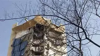 מלון הילטון טאבה לאחר פיצוצו מלון הילטון טאבה לאחר פיצוצו