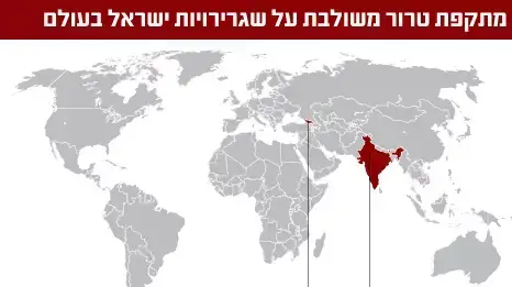 מתקפת טרור משולבת על שגרירויות ישראל בעולם מתקפת טרור משולבת על שגרירויות ישראל בעולם