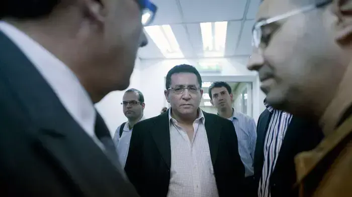 עופר עיני בדיון בבית הדין לעבודה בנוגע לשביתה, פברואר 2012 עופר עיני בדיון בבית הדין לעבודה בנוגע לשביתה, פברואר 2012
