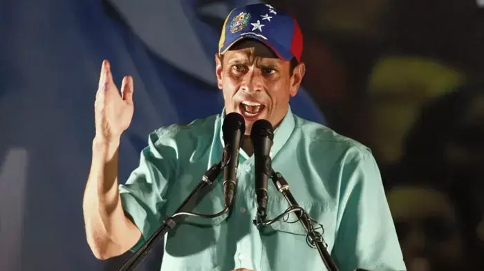אנריקה קפרילס רדונסקי, מתמודד על נשיאות ונצואלה, פברואר 2012 אנריקה קפרילס רדונסקי, מתמודד על נשיאות ונצואלה, פברואר 2012