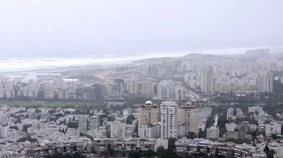 תמונות מהגג של עזריאלי פברואר 2012
