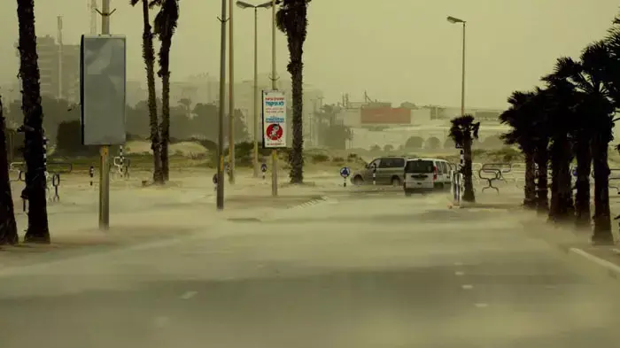 סופת חול באשדוד סופת חול באשדוד
