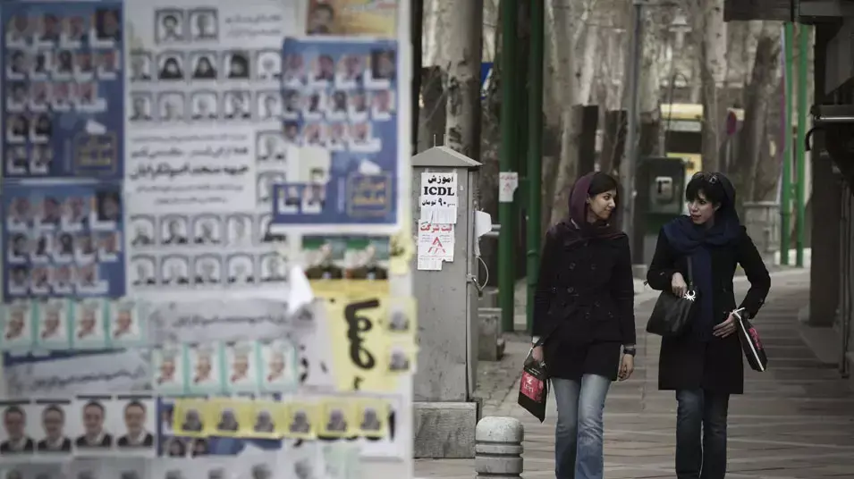 תעמולת בחירות לקראת הבחירות לפרלמנט של אירן, טהרן, 29 בפברואר 2012 תעמולת בחירות לקראת הבחירות לפרלמנט של אירן, טהרן, 29 בפברואר 2012