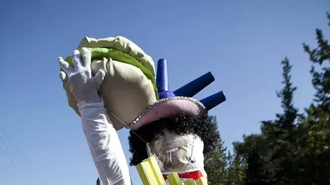 ילדים מחופשים בבתי הספר, פורים, מרץ 2012