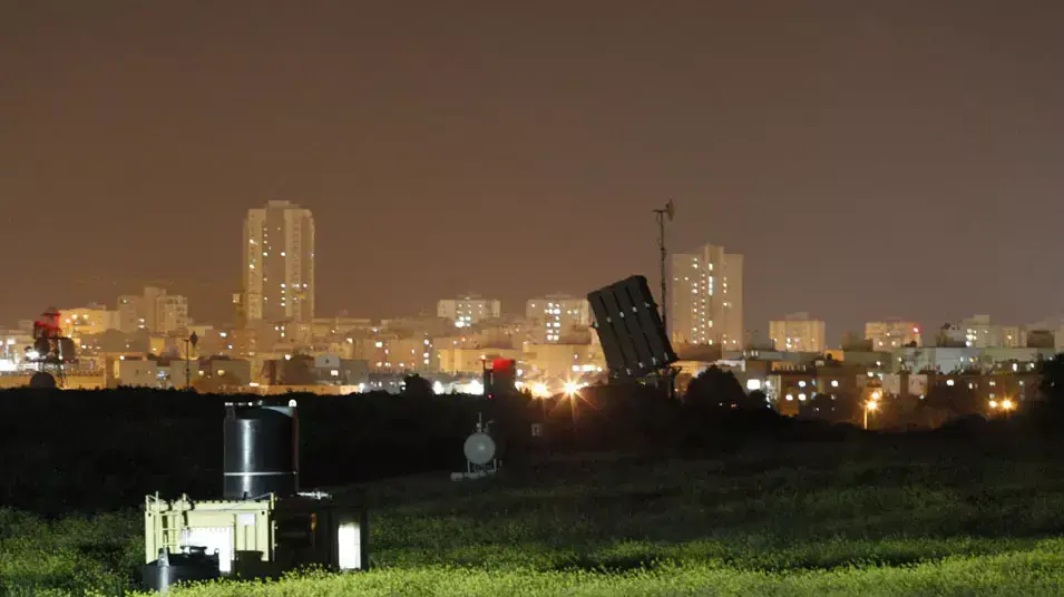 הסלמה בדרום, משגר "כיפת ברזל" ליד אשדוד