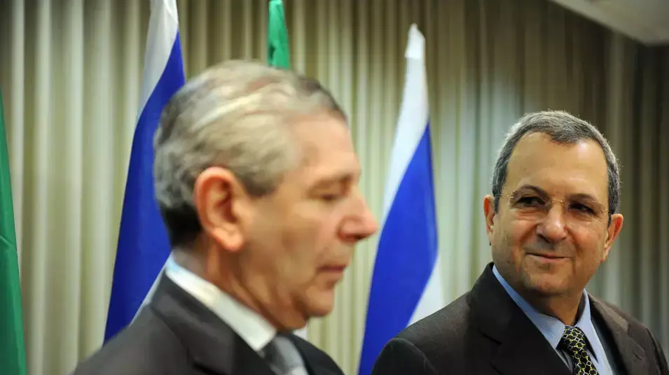 שר הביטחון, אהוד ברק, ממשמר כבוד לשר ההגנה האיטלקי, מרץ 2012