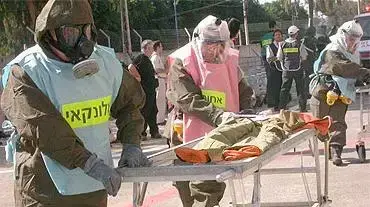 תרגיל פינוי נפגעים של פיקוד העורף