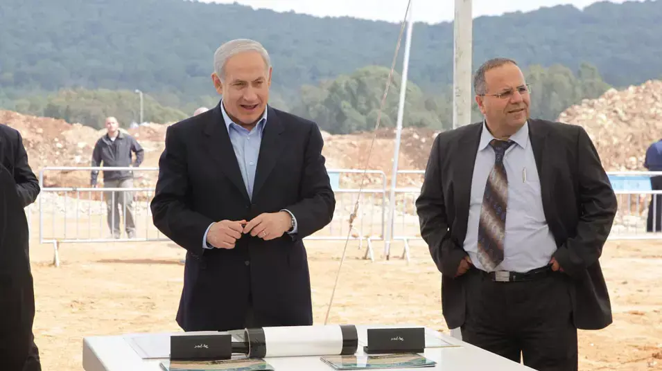 בנימן נתניהו בטקס הנחת אבן פינה במחלף גולני בנימן נתניהו בטקס הנחת אבן פינה במחלף גולני