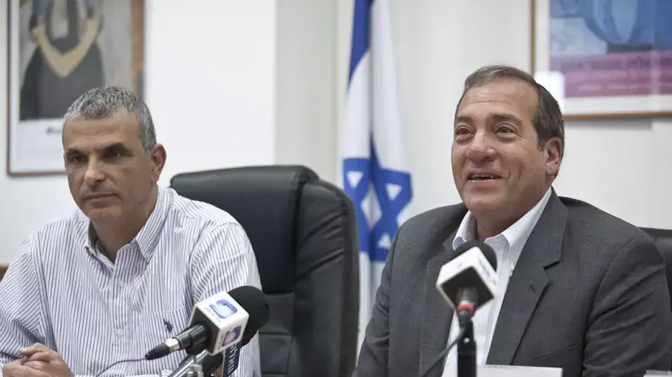 מסיבת עיתונאים השר משה כחלון הרב אקשטיין מסיבת עיתונאים השר משה כחלון הרב אקשטיין