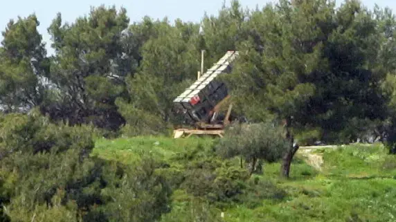 סוללת פטריוט הוצבה בחיפה, אפריל 2012 סוללת פטריוט הוצבה בחיפה, אפריל 2012