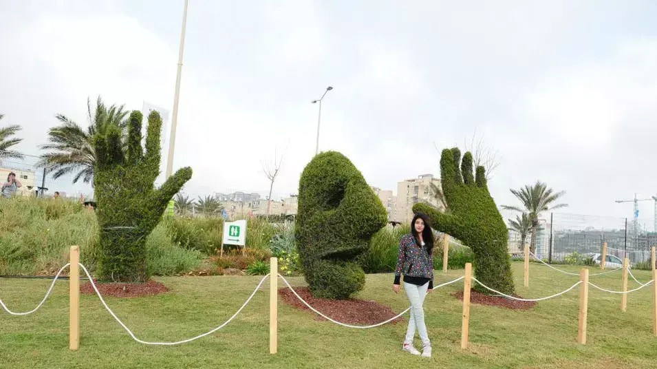 תערוכת הפרחים בחיפה. תערוכת הפרחים בחיפה.