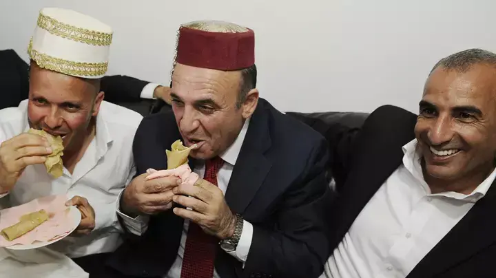 שאול מופז בחגיגות מימונה באשקלון אפריל 2012 שאול מופז בחגיגות מימונה באשקלון אפריל 2012