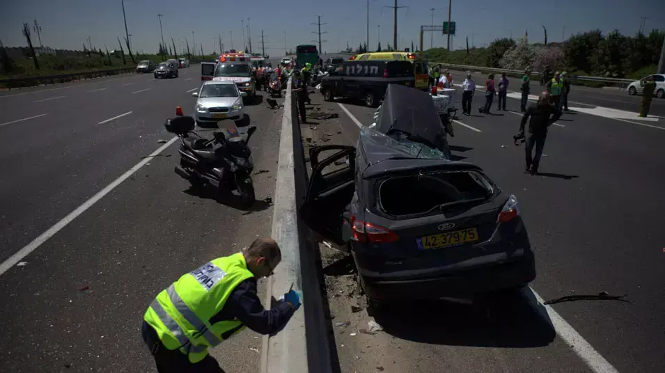 תאונת דרכים בכביש 4 תאונת דרכים בכביש 4