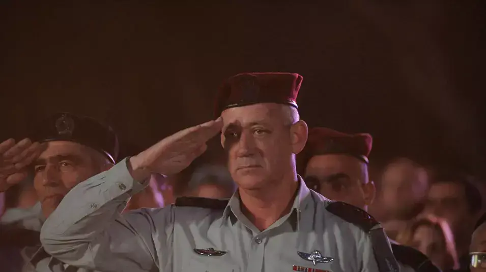 בני גנץ, בטקס נעילת יום השואה ביד מרדכי, אפריל 2012 בני גנץ, בטקס נעילת יום השואה ביד מרדכי, אפריל 2012