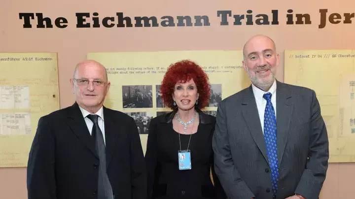 שגריר ישראל באו"ם, רון פרושאור, בתו של גדעון האוזנר, תמי האוזנר רוה, השר יוסי פלד