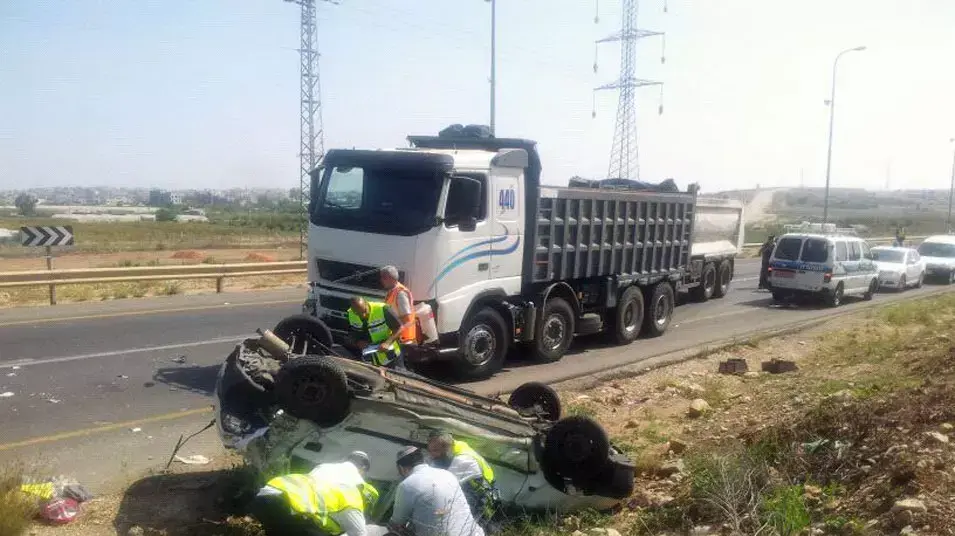 תאונת דרכים קטלנית בכביש 55, סמוך לאלפי מנשה, אפריל 2012 תאונת דרכים קטלנית בכביש 55, סמוך לאלפי מנשה, אפריל 2012