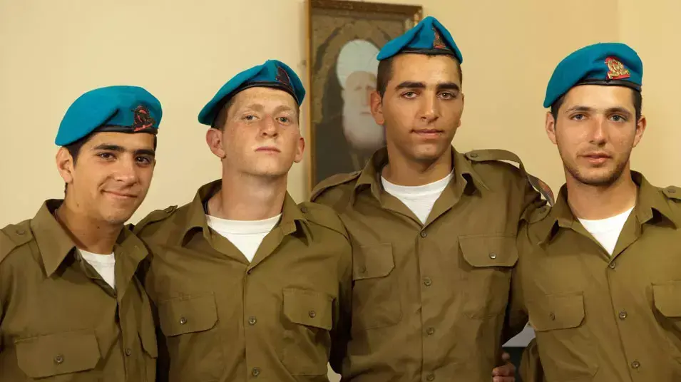 חיילים דרוזים יום העצמאות גאנם תותחנים קצינים