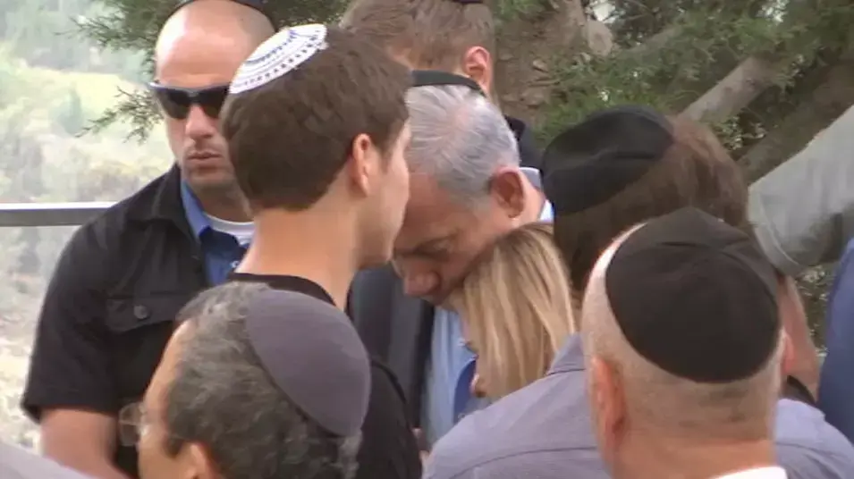 פרופ' בן ציון נתניהו, אבי ראש הממשלה, נטמן