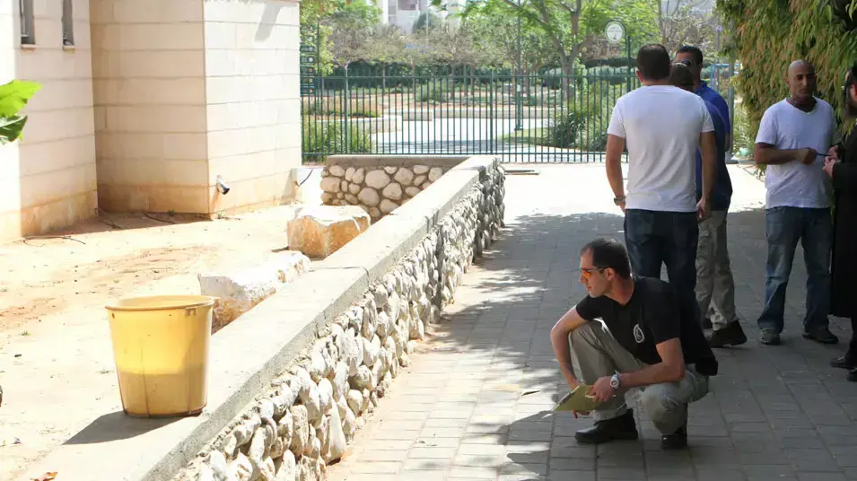 זירת הרצח רחובות ,מאי 2012 זירת הרצח רחובות ,מאי 2012