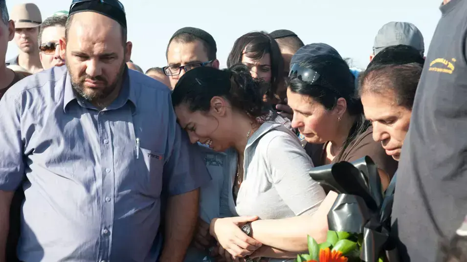 הלוויתו של גדי ויכמן בבאר שבע, מאי 2012 הלוויתו של גדי ויכמן בבאר שבע, מאי 2012