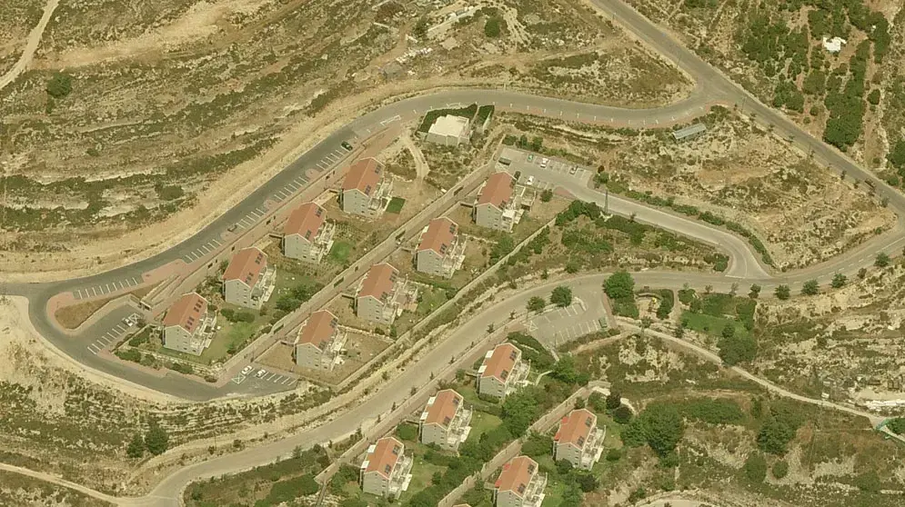 גבעת האולפנה צילום אווירי
