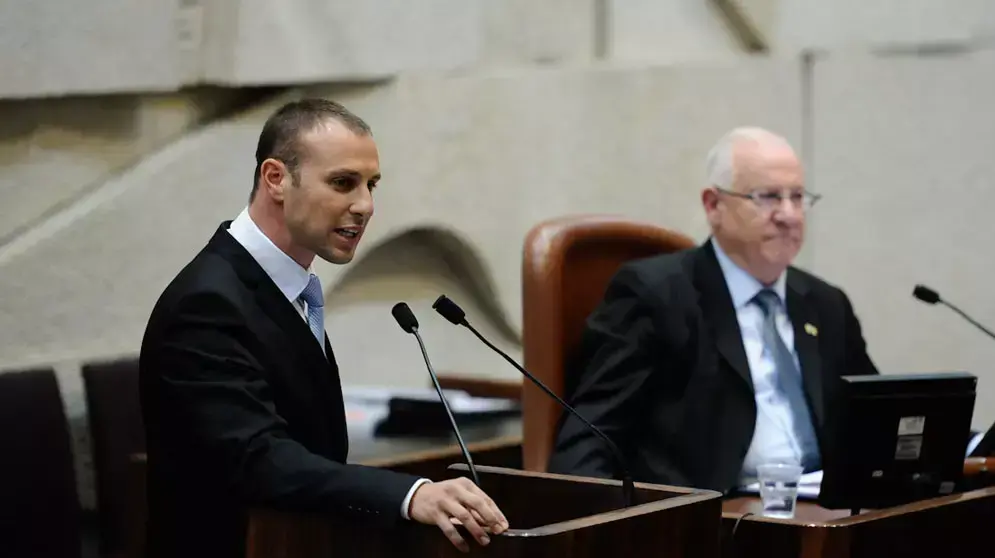 יובל צלנר במליאת הכנסת 