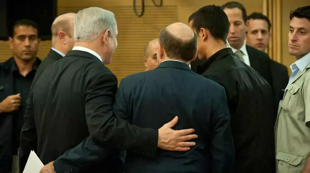 מסיבת העיתונאים של בנימין נתניהו ושאול מופז, מאי 2012