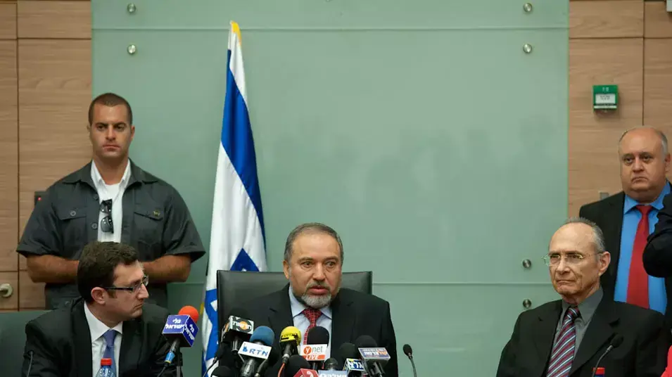 אביגדור ליברמן בסיעת ישראל ביתנו 