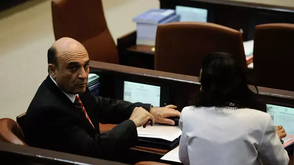 שאול מופז במליאת הכנסת 