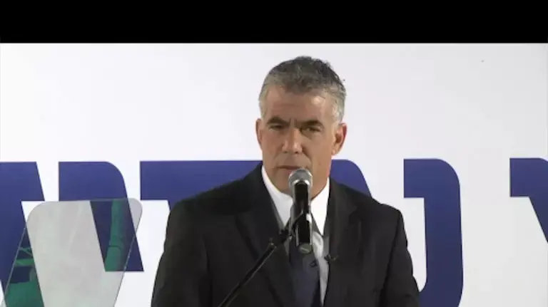לפיד נאם בפני תומכיו בשפיים
