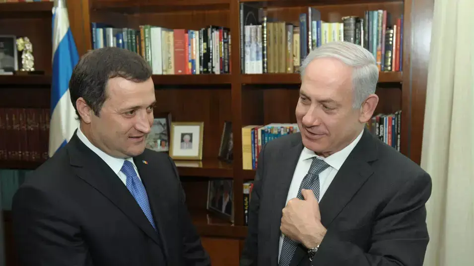 ראש הממשלה בנימין נתניהו בפגישה עם ראש ממשלת מולדובה ולד פילט בירושלים, מאי 2012 ראש הממשלה בנימין נתניהו בפגישה עם ראש ממשלת מולדובה ולד פילט בירושלים, מאי 2012