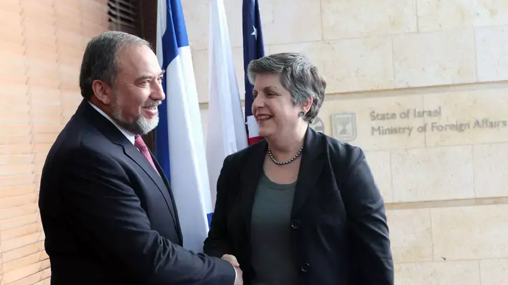 אביגדור ליברמן בפגישה עם גנט נפוליטנו אביגדור ליברמן בפגישה עם גנט נפוליטנו