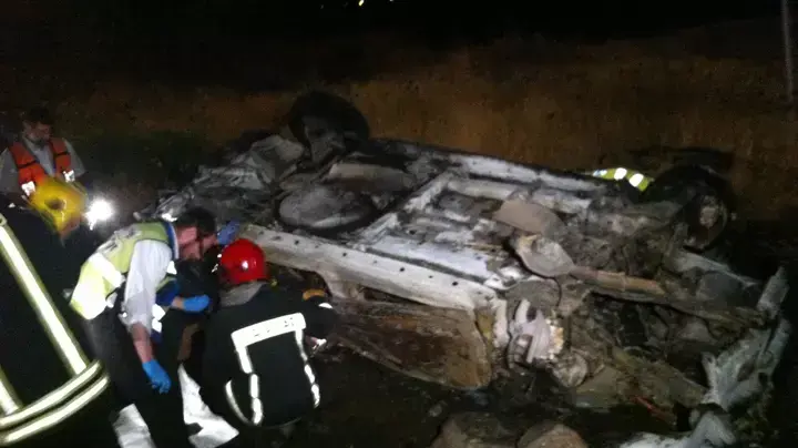 שמונה נהרגו בהתהפכות רכב בטבריה, מאי 2012 שמונה נהרגו בהתהפכות רכב בטבריה, מאי 2012