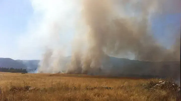 שריפה ליד קיבוץ עמיעד יוני 2012 שריפה ליד קיבוץ עמיעד יוני 2012