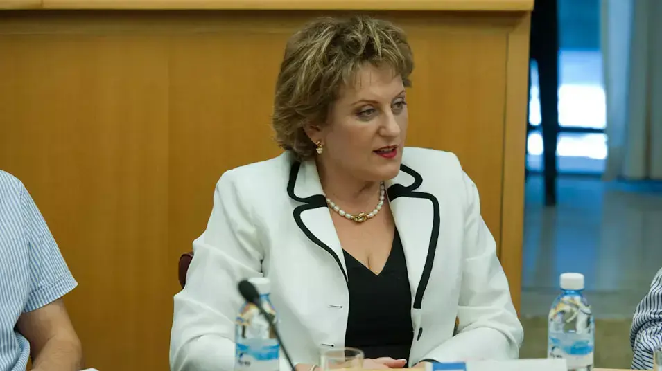 חברת הכנסת פאינה קירשנבאום במכון לחקר הדמוקרטיה בפנל שוויון בנטל, יוני 2012 חברת הכנסת פאינה קירשנבאום במכון לחקר הדמוקרטיה בפנל שוויון בנטל, יוני 2012