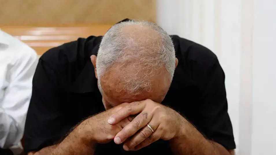 מארק פטריק בדיון בבג"צ בערעור שהגישה משפחת גרינשפן
