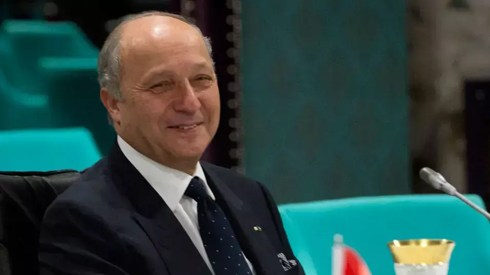שר החוץ של צרפת, לורן פביוס, בכינוס "ידידי סוריה", איסטנבול, יוני 2012