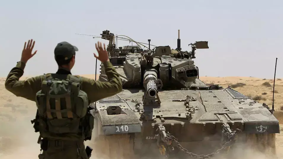 כוחות צה"ל בסמוך לגדר הגבול עם מצרים, לאחר פיגוע בו נהרג אדם שעבד על הגדר, יוני 2012