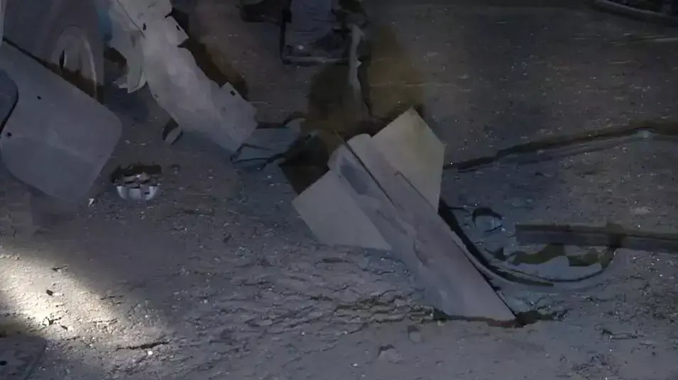 קאסם פגע במבנה, ארבעה שוטרי מג"ב נפצעו