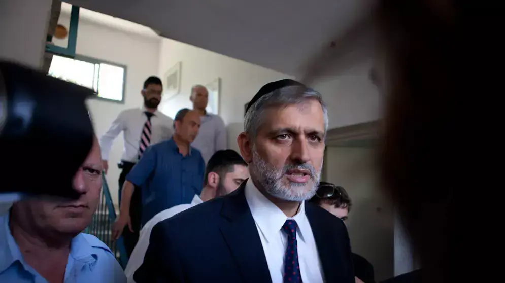 אלי ישי ביום פרסום דו"ח המבקר בכרמיאל 